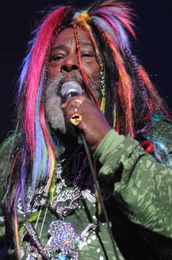 George Clinton photo by Hideo Nakajima