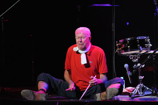 Han Bennink photo by (c)�����p�Y�^(c)Hideo Nakajima�@(c)TOKYO JAZZ FESTIVAL 2010